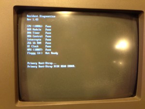 Olivetti Working 1.43 BIOS screen